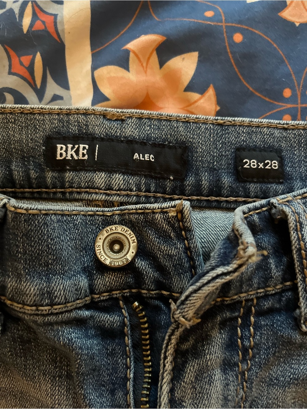 BKE Alec High-Rise Women's Jeans in Mid Blue